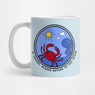 Crab and sun Mug
